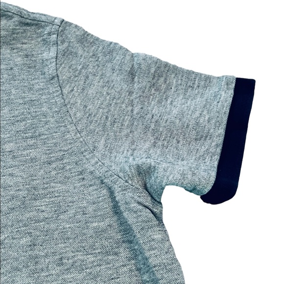 PSYCHO BUNNY**Grey Polo Shirt**Size 2, 3 (XXS,XS) $98 EUC - Picture 3 of 5